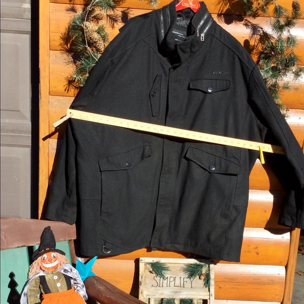 ⚜️ Rocawear Wool Jacket Black OUTERWEAR XXXL